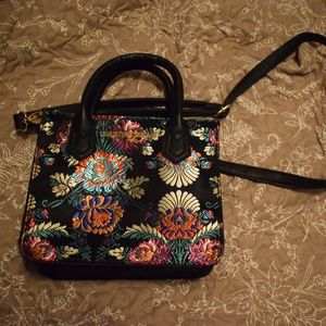 Christian Siriano Floral Print Purse